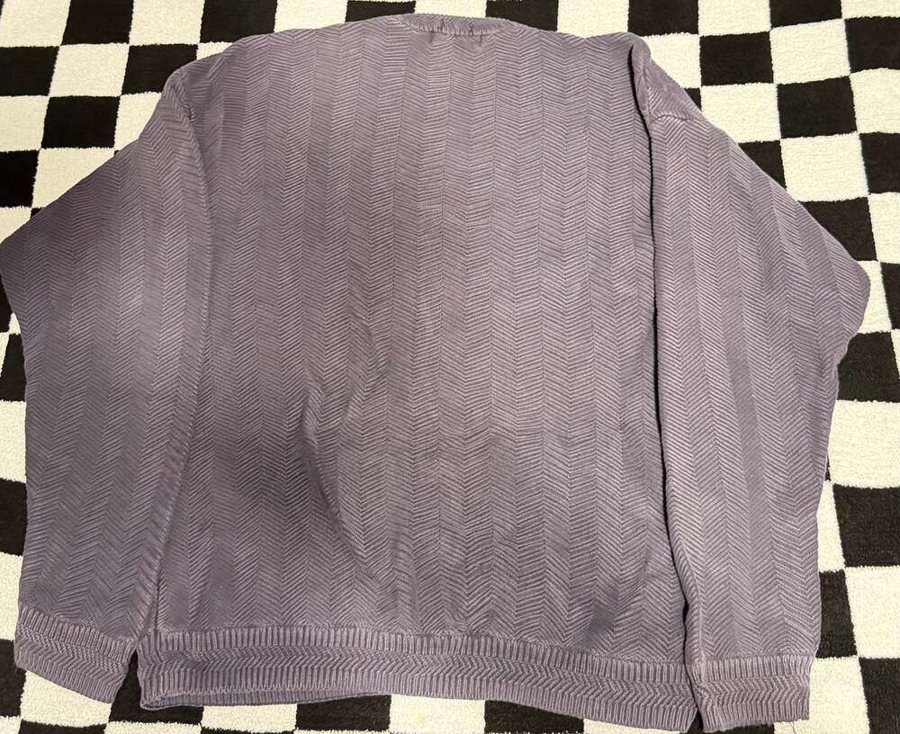 Vintage Chaps Ralph Lauren Hand Framed Herringbone Sweater XL - Picture 2 of 6